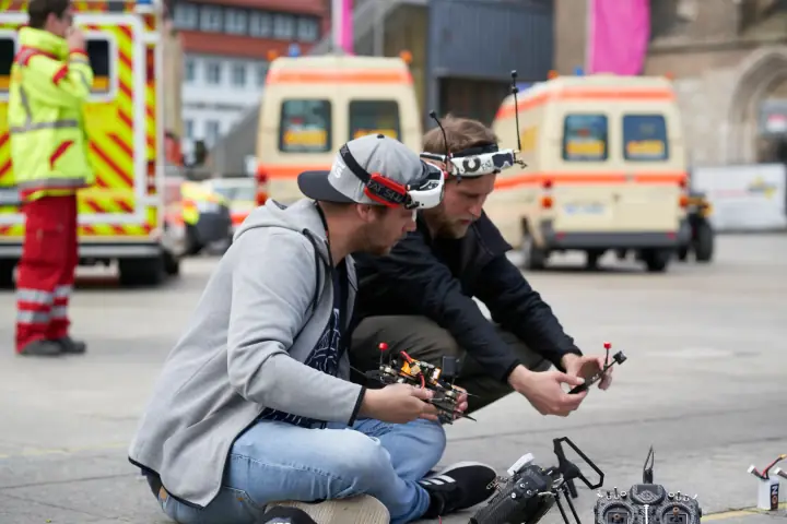Co-Piloten und Spotter am Set