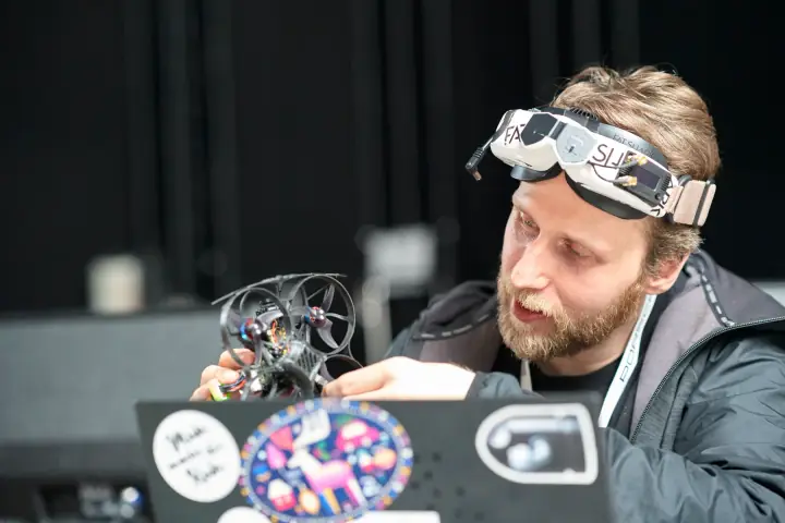 FPV Setup am Set